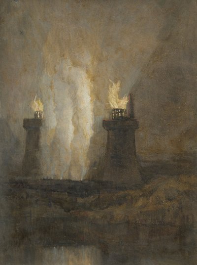 Carron Iron Works, noin 1800 tekijältä Joseph Mallord William Turner