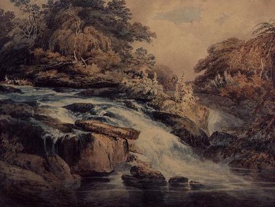 Cascade Hampton Courtissa tekijältä Joseph Mallord William Turner