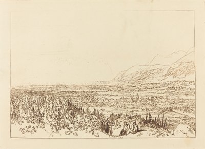 Alppien ketju Grenoblesta Chamberiin tekijältä Joseph Mallord William Turner