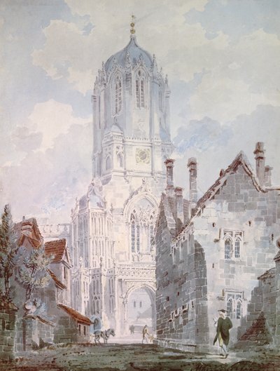 Christ Church, Oxford, 1795 tekijältä Joseph Mallord William Turner
