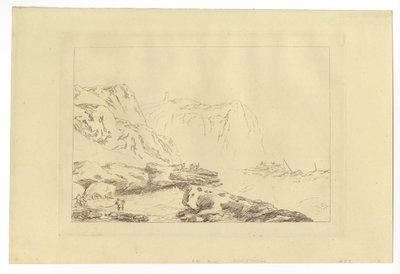 Yorkshiren rannikko (etsaus) tekijältä Joseph Mallord William Turner