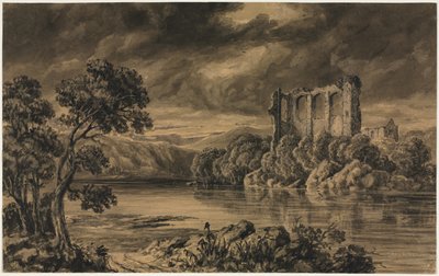 Egremontin linna, Cumberland. tekijältä Joseph Mallord William Turner