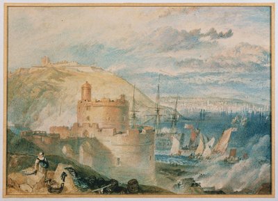 Falmouth Harbour, noin 1825 tekijältä Joseph Mallord William Turner