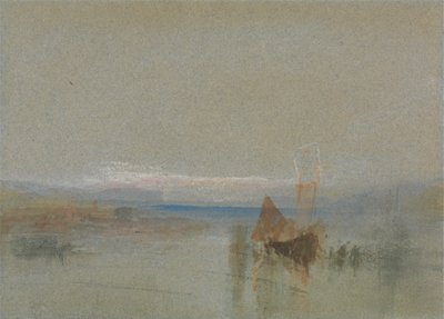 Kalastusveneet rauhoittuivat Havren edustalla tekijältä Joseph Mallord William Turner