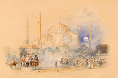 Hagia Sofia tekijältä Joseph Mallord William Turner