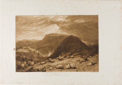 Hind Head Hill, levy 25 Liber Studiorumilta tekijältä Joseph Mallord William Turner
