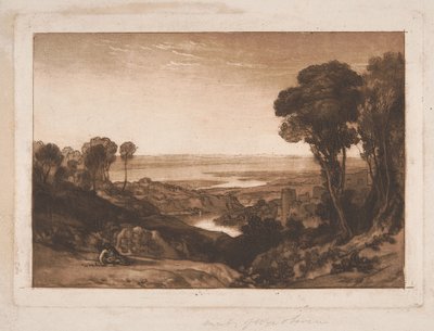 Severnin ja Wyen yhtymäkohta tekijältä Joseph Mallord William Turner