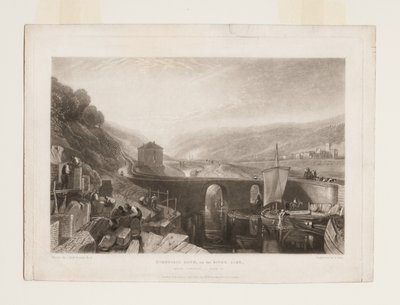 Kirkstallin sulku Aire-joella tekijältä Joseph Mallord William Turner