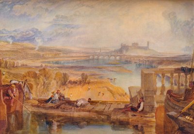 Lancaster, Aqueduct Bridgestä, n. 1825 tekijältä Joseph Mallord William Turner