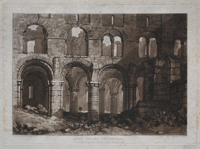 Liber Studiorum: Pyhän saaren katedraali tekijältä Joseph Mallord William Turner