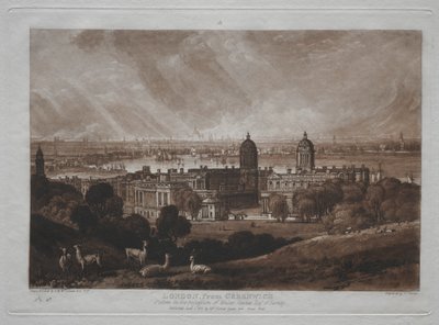 Liber Studiorum: Lontoo Greenwichistä tekijältä Joseph Mallord William Turner