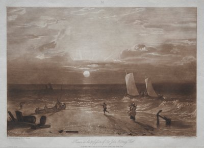 Liber Studiorum: Mildmay Sea-piece. tekijältä Joseph Mallord William Turner