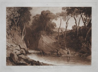 Tutkimuskirja: Blain Atholin lähellä, Skotlanti tekijältä Joseph Mallord William Turner