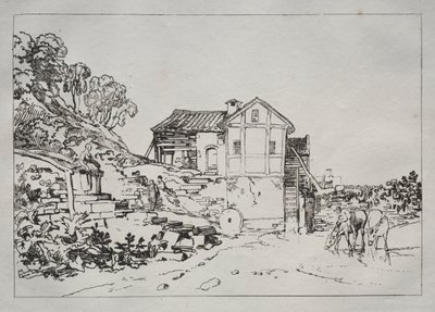 Oppikirja: Vesimylly. tekijältä Joseph Mallord William Turner