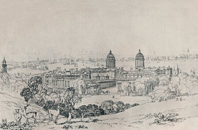 Lontoo Greenwich Parkista, 1809, 1923 tekijältä Joseph Mallord William Turner