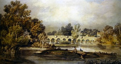 Maidenhead Bridge (akvarelli paperille) tekijältä Joseph Mallord William Turner