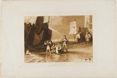 Marine Dabblers, levy 29 Liber Studiorumilta tekijältä Joseph Mallord William Turner