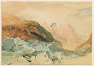 Mer de Glace, Chamonix, Blairin kota, 1806 tekijältä Joseph Mallord William Turner