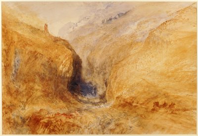 Vuoristoinen maisema ... tekijältä Joseph Mallord William Turner