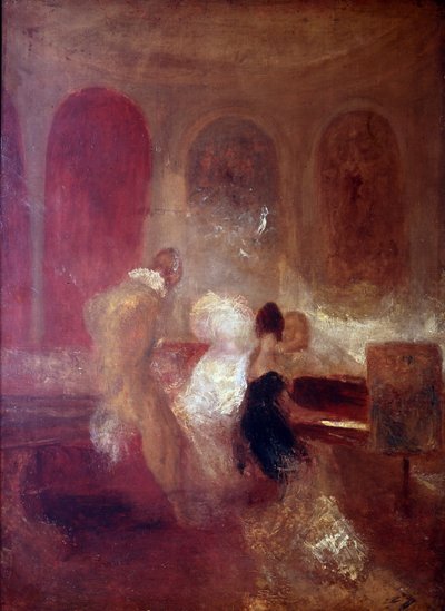 Musiikkijuhlat, East Cowesin linna, n. 1835 tekijältä Joseph Mallord William Turner