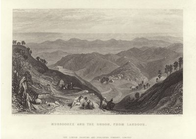Mussoorie ja Dhoon tekijältä Joseph Mallord William Turner