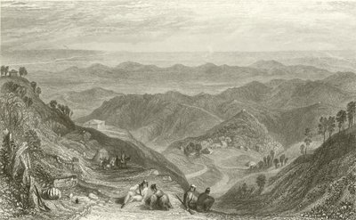 Mussooree ja Dhoon, Landourista tekijältä Joseph Mallord William Turner