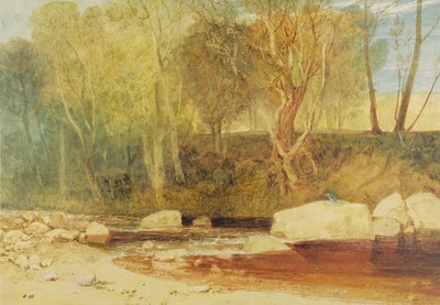 On the Washburn, n. 1815 (akvarelli ja grafiitti valkoisella korostuksella paperilla) tekijältä Joseph Mallord William Turner