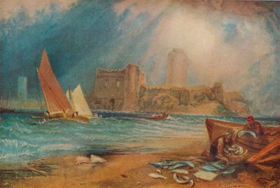 Pembroke Castle, Wales, 1829 tekijältä Joseph Mallord William Turner
