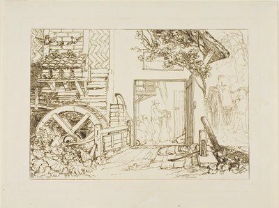 Pembury Mill, Kent, levy 12 Liber Studiorumilta tekijältä Joseph Mallord William Turner
