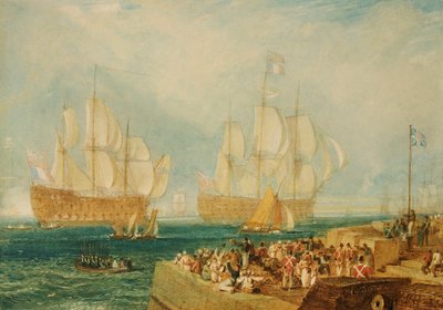 Plymouth Harbour: Hinaus ranskalaisissa palkinnoissa tekijältä Joseph Mallord William Turner