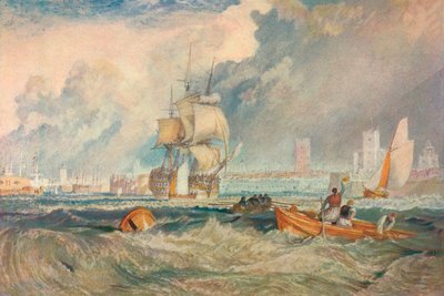 Portsmouth, c1824-5, 1905 tekijältä Joseph Mallord William Turner
