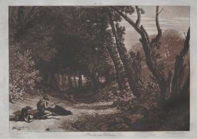 Prokris ja Kefalos. tekijältä Joseph Mallord William Turner