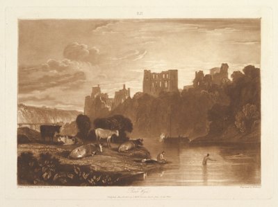 River Wye Liber Studiorum, osa X, levy 48, 23. toukokuuta 1812. tekijältä Joseph Mallord William Turner