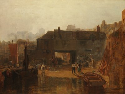 Saltash vesilautalla, Cornwall, 1811. tekijältä Joseph Mallord William Turner