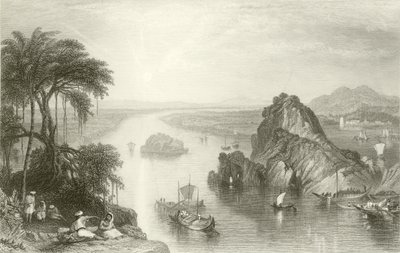 Kohtaus Colgongissa Gangesissa tekijältä Joseph Mallord William Turner