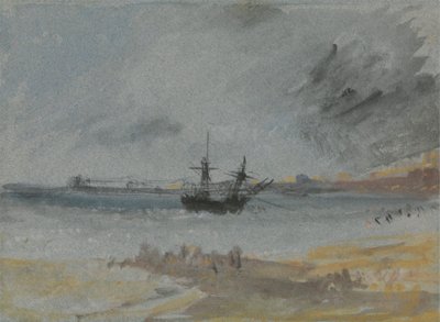 Laiva karille Brighton tekijältä Joseph Mallord William Turner