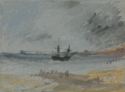 Laiva karille Brighton tekijältä Joseph Mallord William Turner