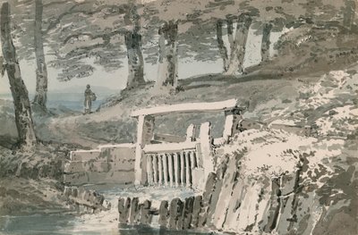 Sulkuportti, Netley Abbey, Hampshire tekijältä Joseph Mallord William Turner
