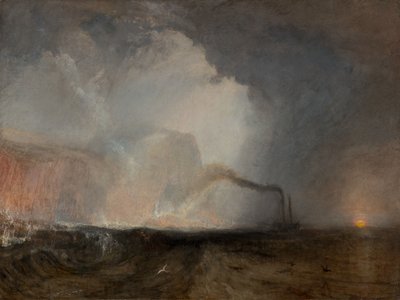 Staffa, Fingalin luola [1832, Royal Academy of Arts, Lontoo, näyttelyluettelo] tekijältä Joseph Mallord William Turner