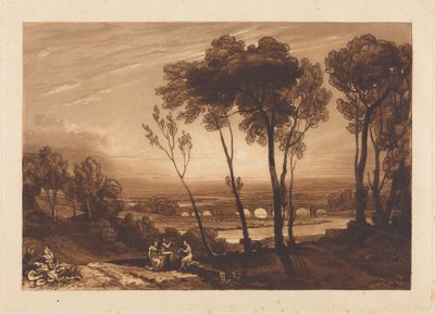Silta keskietäisyydellä tekijältä Joseph Mallord William Turner