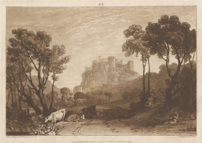Linna niittyjen yllä tekijältä Joseph Mallord William Turner
