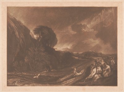 Vesiräjähdys tekijältä Joseph Mallord William Turner