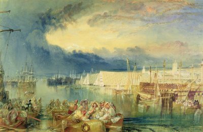 Huonekalut ja erilaiset esineet 1100- ja 1300-luvuilta tekijältä Joseph Mallord William Turner