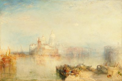 Dogana ja Santa Maria della Salute, Venetsia tekijältä Joseph Mallord William Turner