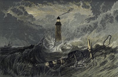 Eddystonen majakka tekijältä Joseph Mallord William Turner