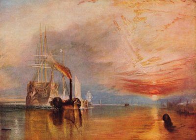 Taisteleva Temeraire, 1839. tekijältä Joseph Mallord William Turner
