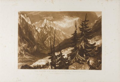 Arveronin lähde, levy 60 Liber Studiorumilta tekijältä Joseph Mallord William Turner
