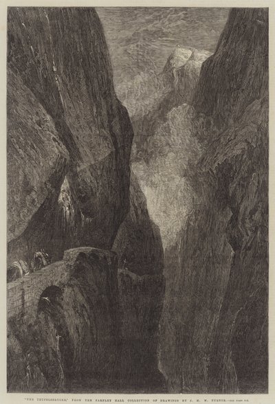 Teufelsbrucke tekijältä Joseph Mallord William Turner