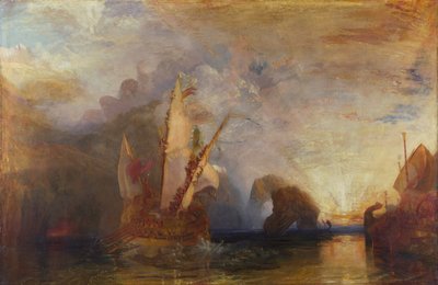 Ulysses pilkaa Polyphemusta tekijältä Joseph Mallord William Turner