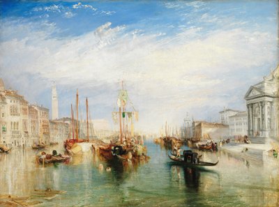 Venetsia, Madonna della Saluten kuistilta, n. 1835. tekijältä Joseph Mallord William Turner